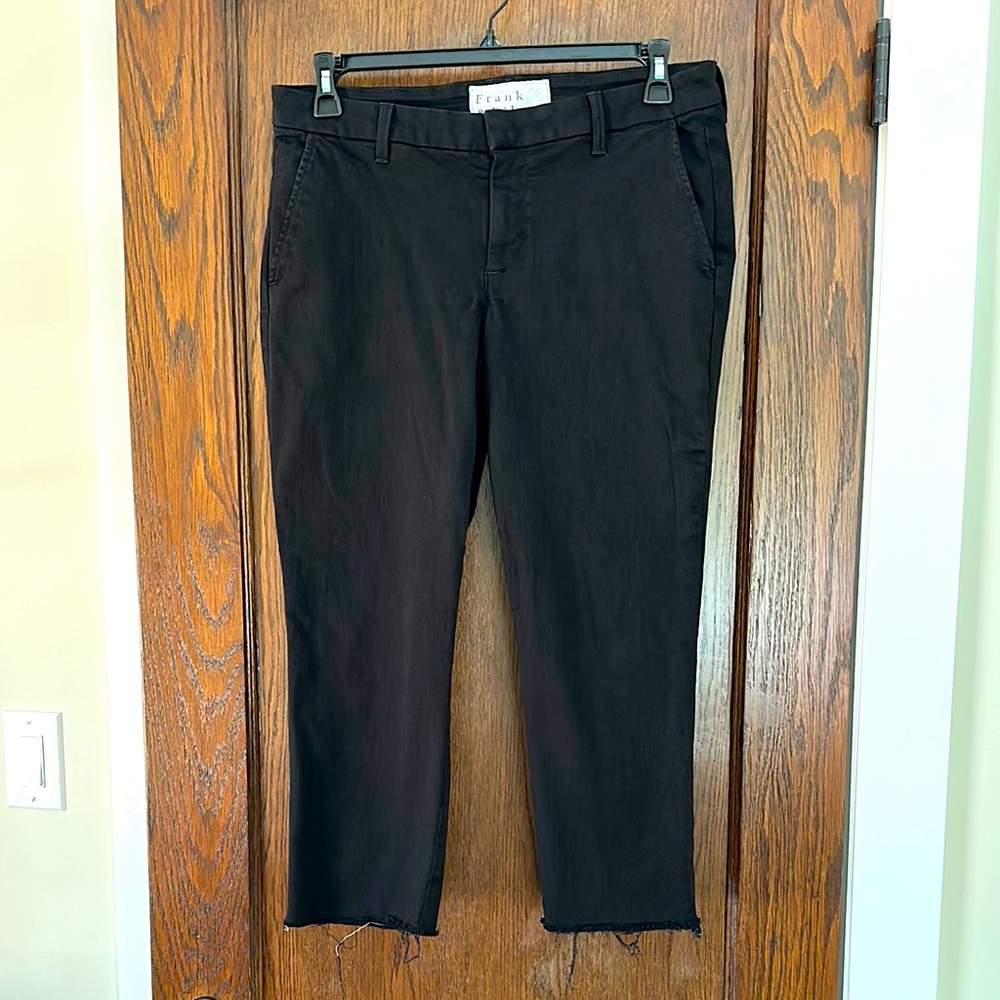 Frank & Eileen Black Wicklow Trousers - 12